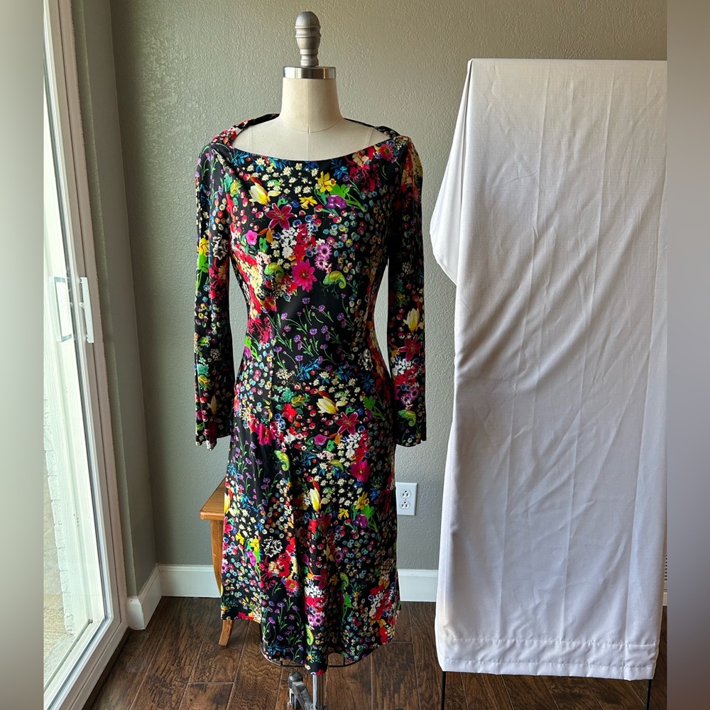Etro floral midi dress | size 42 | US M
